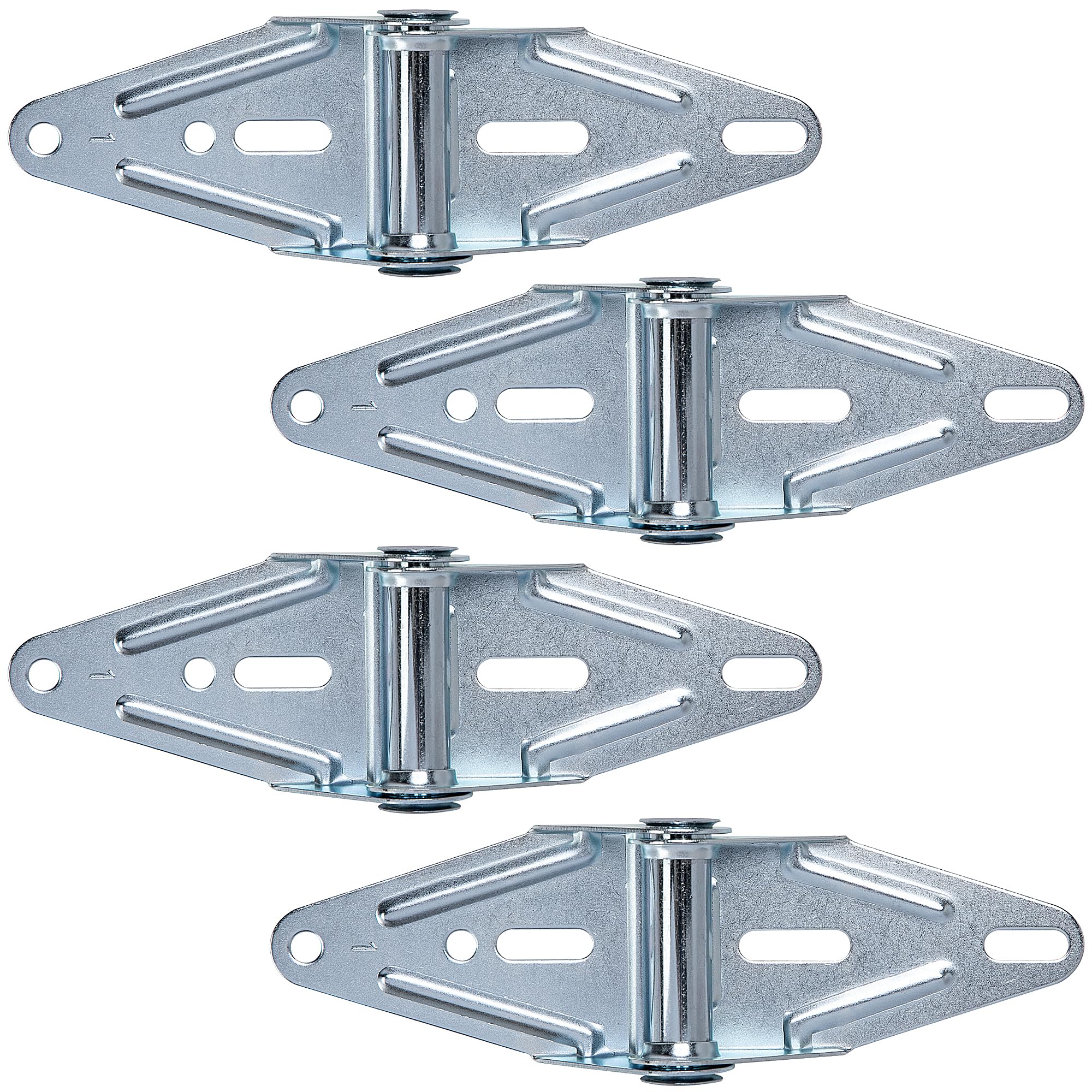 Photo 1 of Nkiy Quen 4 Pcs 18 GA Narrow Body Hinges, Cold-Rolled Steel 18 Gauge #1 Garage Door Hinge with Galvanized Finish, Garage Door Hinges Replacement Hardware for Residential Light Commercial Garage Doors