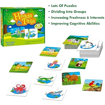 Amazon.com: 48 Animal Matching Puzzles with Error-Correction