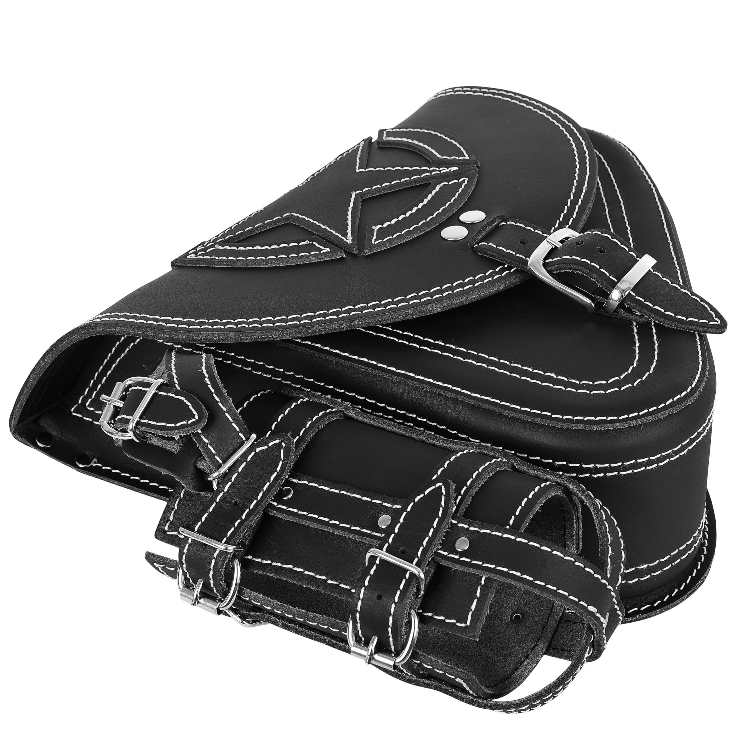 ORLETANOS Thor bagagetas, compatibel met Sissybar, bagagekoffer, leer
