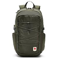 Fjällräven zaino per il tempo libero con scomparto per laptop Skule 24 Backpack Deep Forest verde scuro