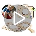 Magnifying Glass for Kids Wooden Montessori Educational Explore Toy Magnifying Glasses and Wood Bug Cards for Outdoor Adventure Birthday Gift for Boys Girls Ages 3+