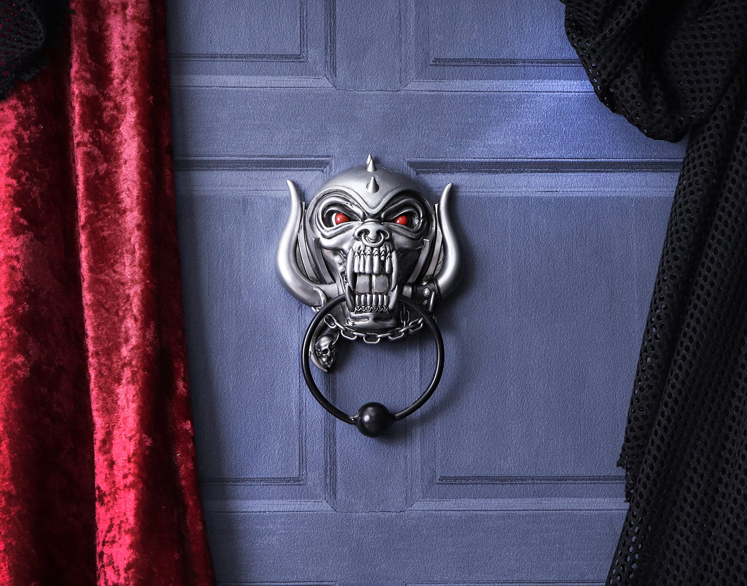 Nemesis Now Heurtoir de porte Warpig sous licence officielle Motorhead, argenté, 17 cm