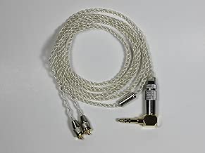 EDOG Upgrade Replacement 7N OCC Audio Cable Cord for Shure SE846 SE535 SE425 SE315 SE215 UE900(Pure Copper Plated Silver Right Angle) - coolthings.us