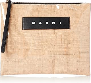 MARNI(ãƒžãƒ«ãƒ‹) Clutch Bag, Natural