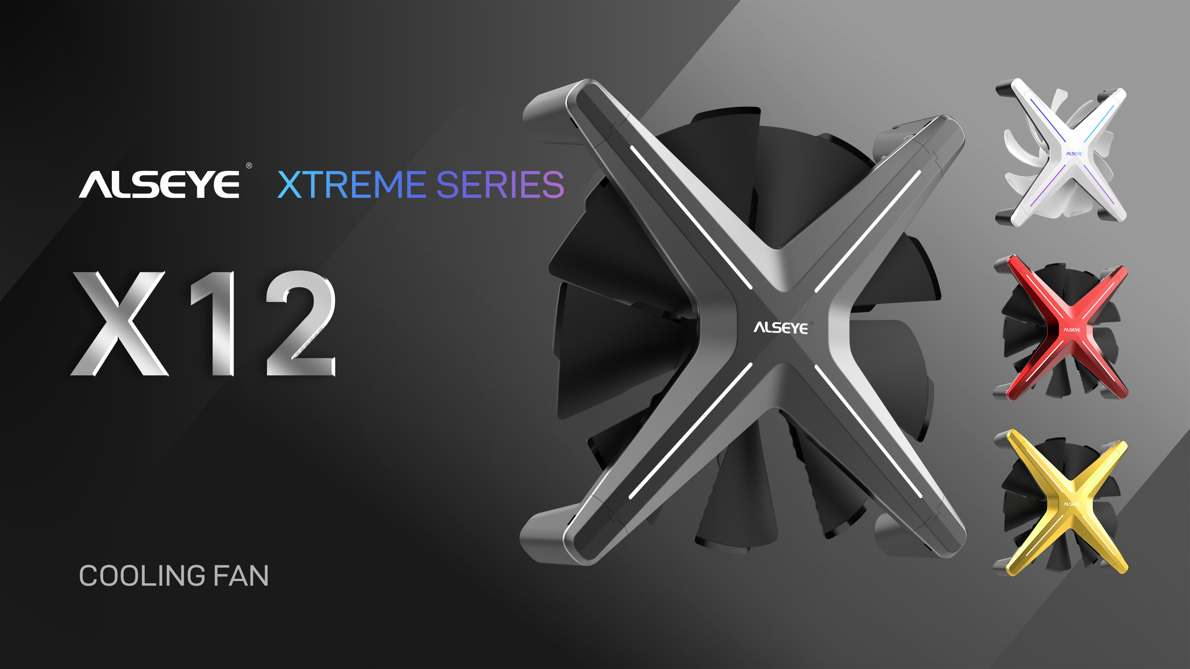 Amazon.com: ALSEYE X12 Case Fan ARGB PWM Computer Air Cooling Fan
