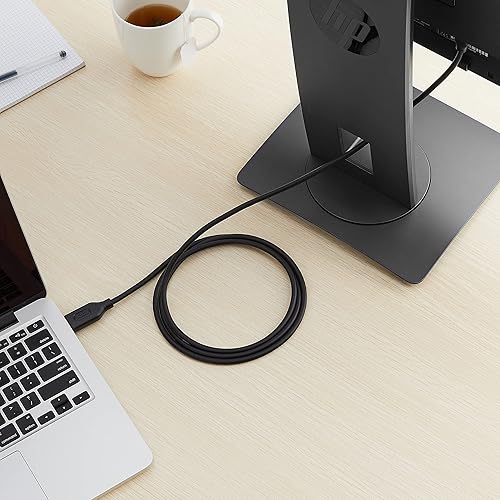 Miniatura 8 de Tienda Basics Cable de pantalla DisplayPort a HDMI, unidireccional, 4k30Hz, 1920x1200, 1080p, conectores chapados en oro, 6 pies, negro