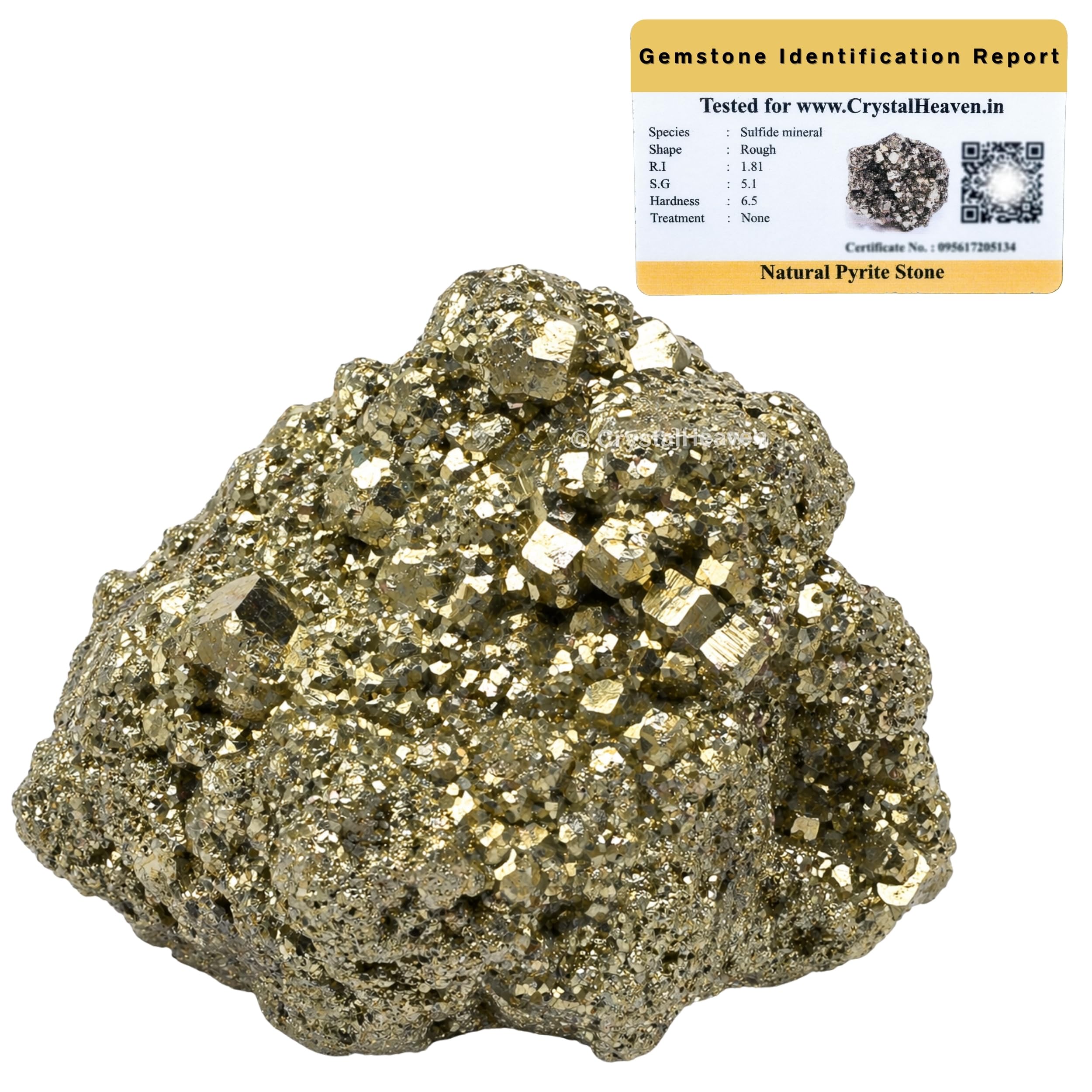 Pyrite Stone Original Cluster Samples - High Energy Natural Iron Pyrite Stone Gold Rock Reiki Crystal Used for Increased Willpower and Manifestation (30-40 KG Pyrite)