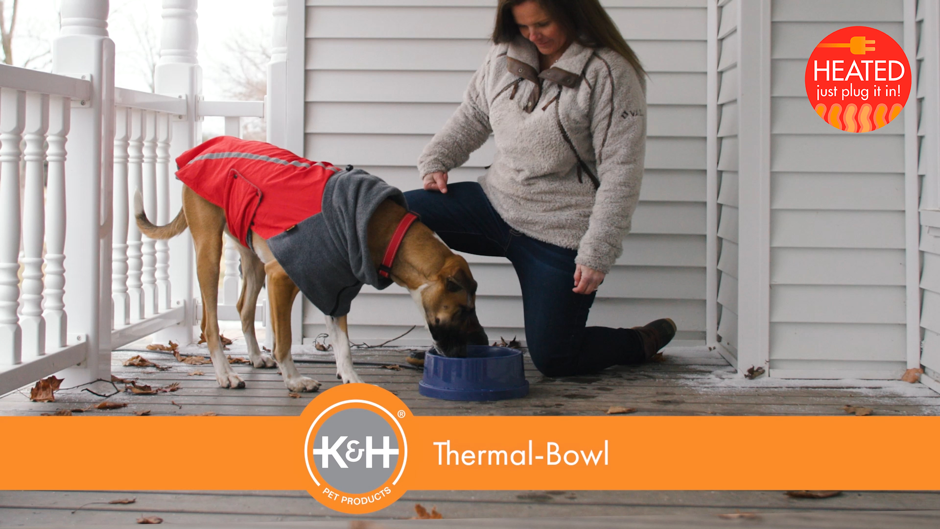 Pet Supplies : K&H Pet Products Thermal-Bowl Heated Water Bowl for Cats &  Dogs Outside, Safety Listed Outdoor Heated Dog Dish for Pets, Automatic No  Freeze, Anti Chew Cord - 96 Ounces