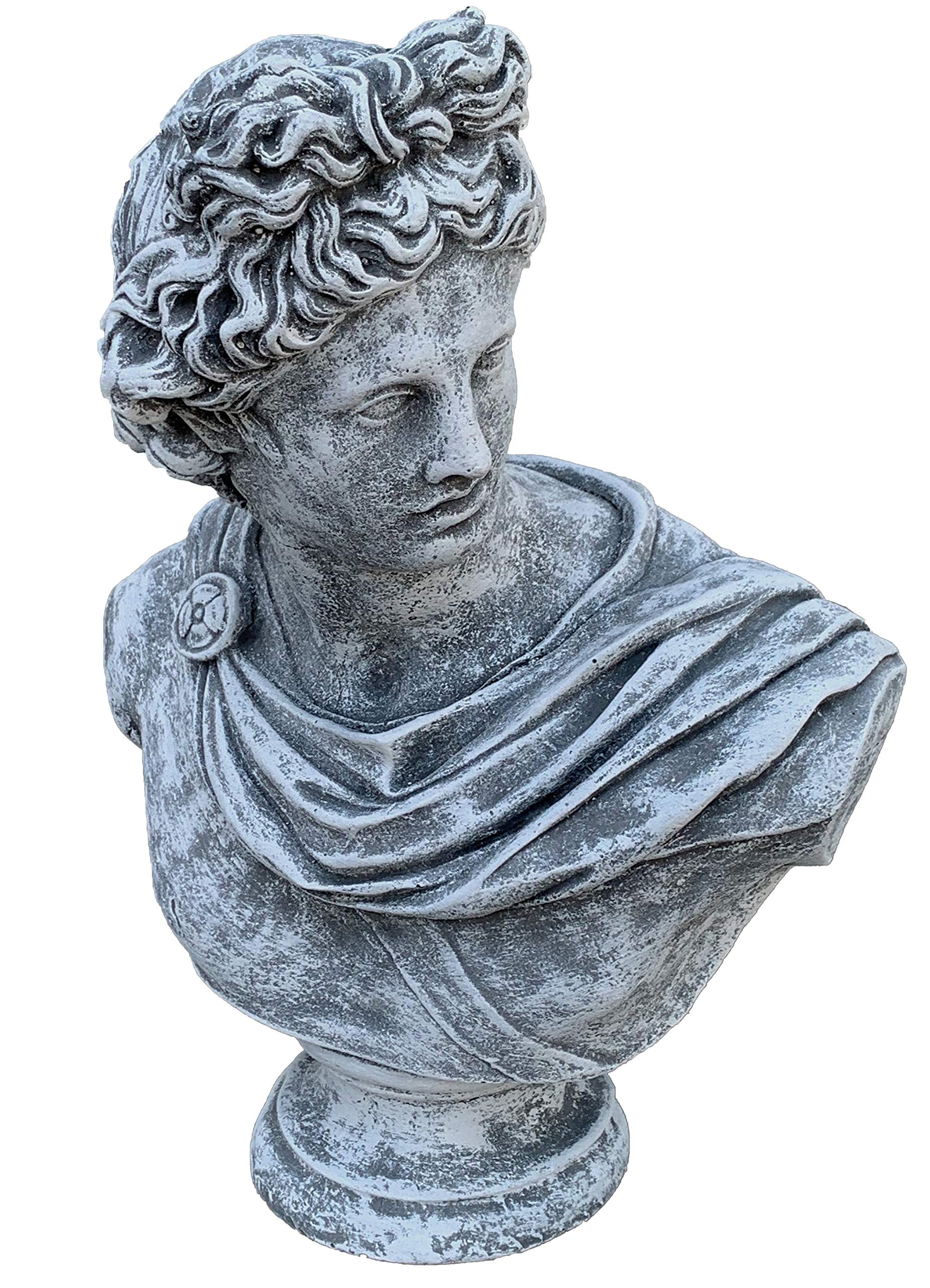 stoneandstyle Steinskulptur Büste Antik frostfest Steinfigur