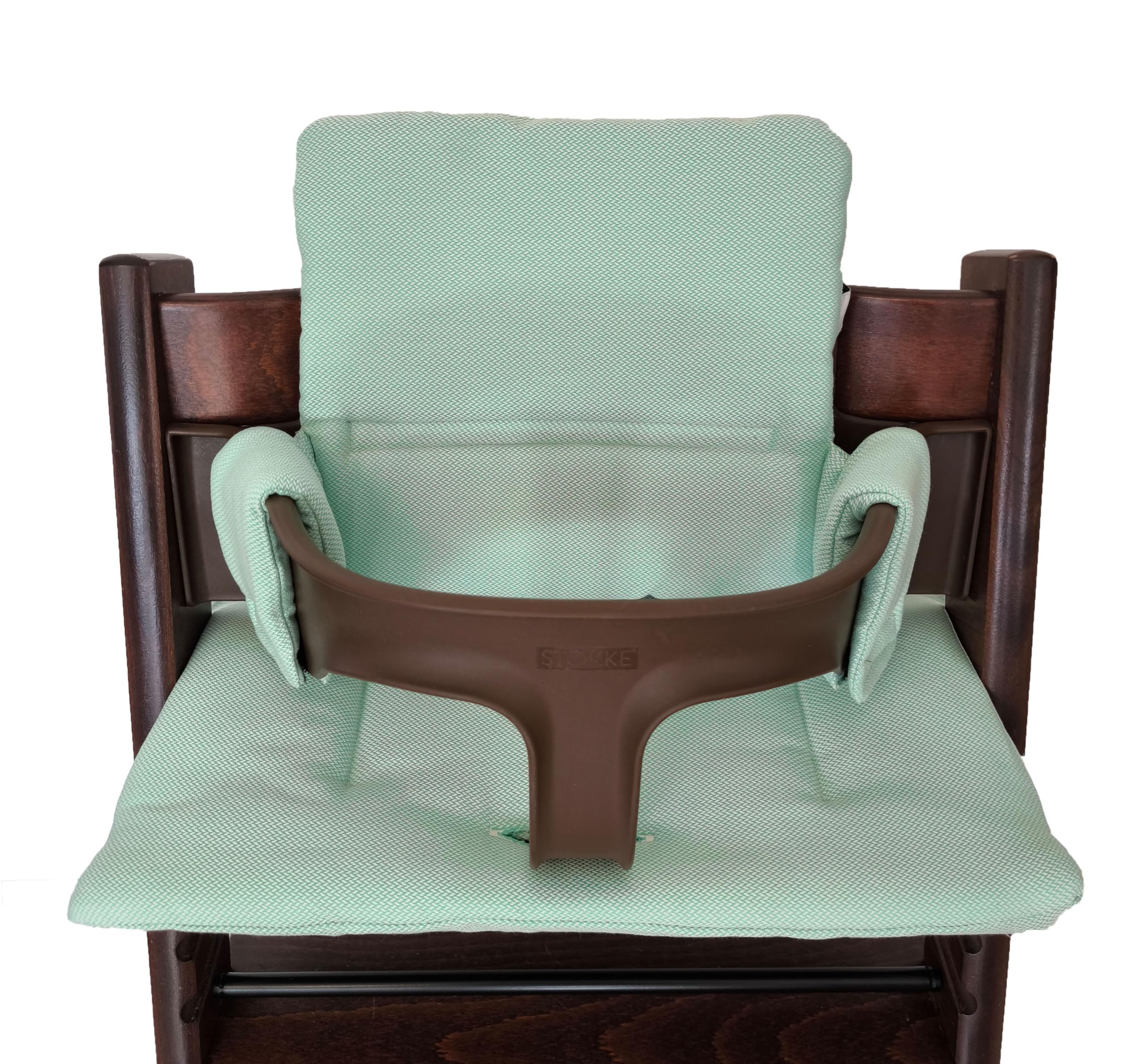 Shabany® Hochstuhl Sitzkissen 100% Bio Baumwolle | Classic Kissen Sitzbezug | Hochstuhlauflage | 2-teilig passend für Stokke Tripp Trapp Kinderhochstuhl | maschinenwaschbar | einfache Befestigung