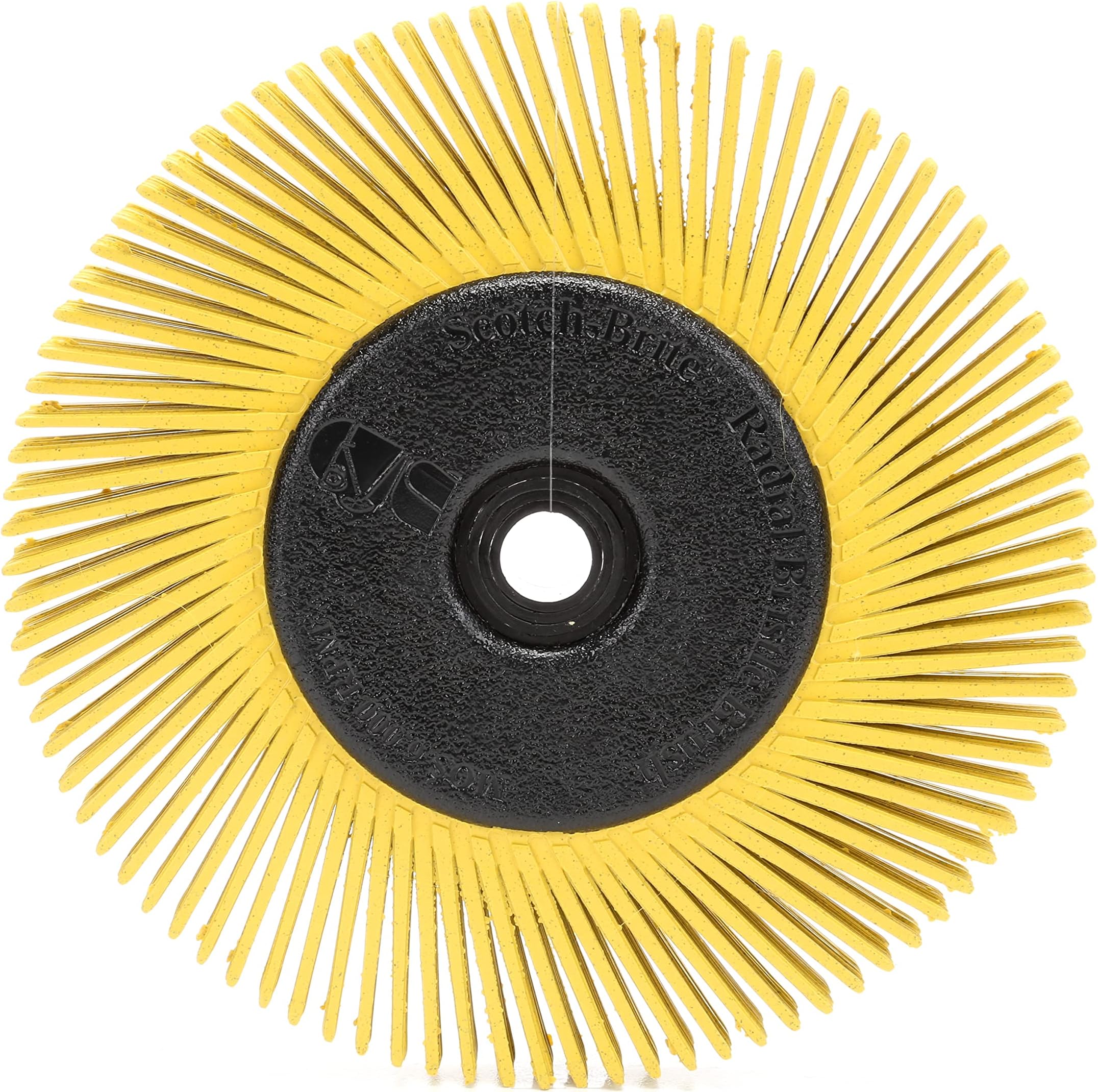 3M Cubitron Radial Bristle Brush, 6 in x 1/2 in x 1 in 80 With Adapter, 1/EA
