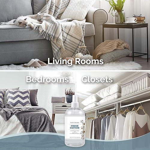 Miniatura 8 de SMELLS BEGONE Ambientador en aerosol para el hogar y lino, eliminador de olores, hecho con aceites esenciales, aroma a lavanda inglesa, paquete de