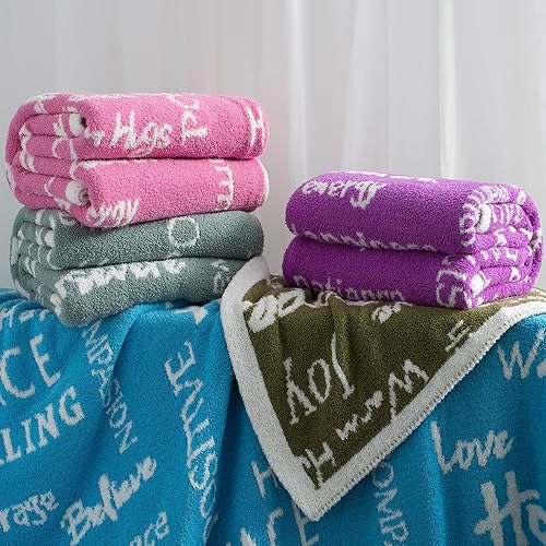Miniatura 9 de Manta Get Well de 50 x 60 pulgadas, manta ultrasuave y cómoda con palabras inspiradoras, manta curativa para hombres, abrazos cálidos, regalo de