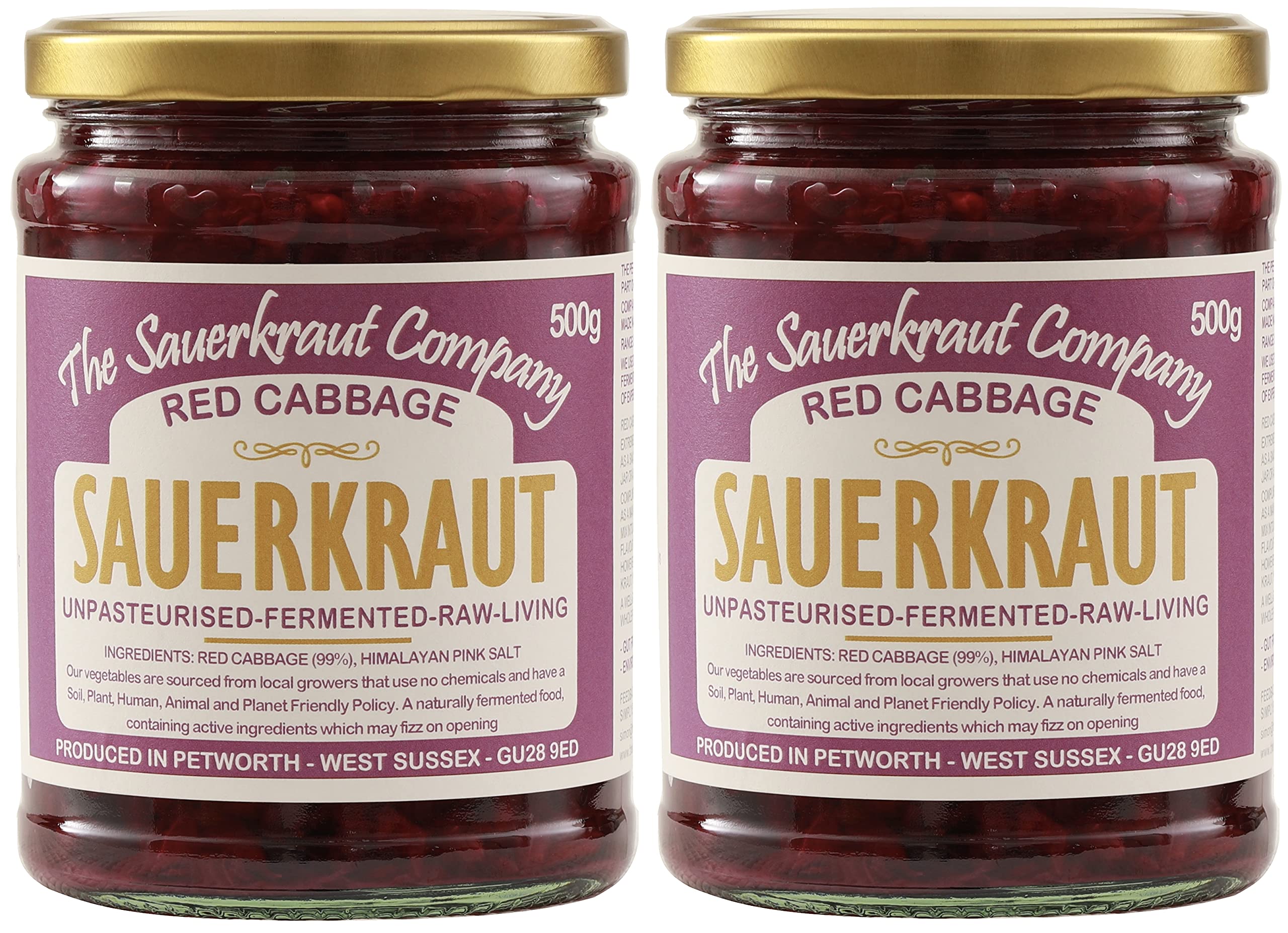 The Sauerkraut Co. Red Cabbage Barrel Aged Sauerkraut (2)