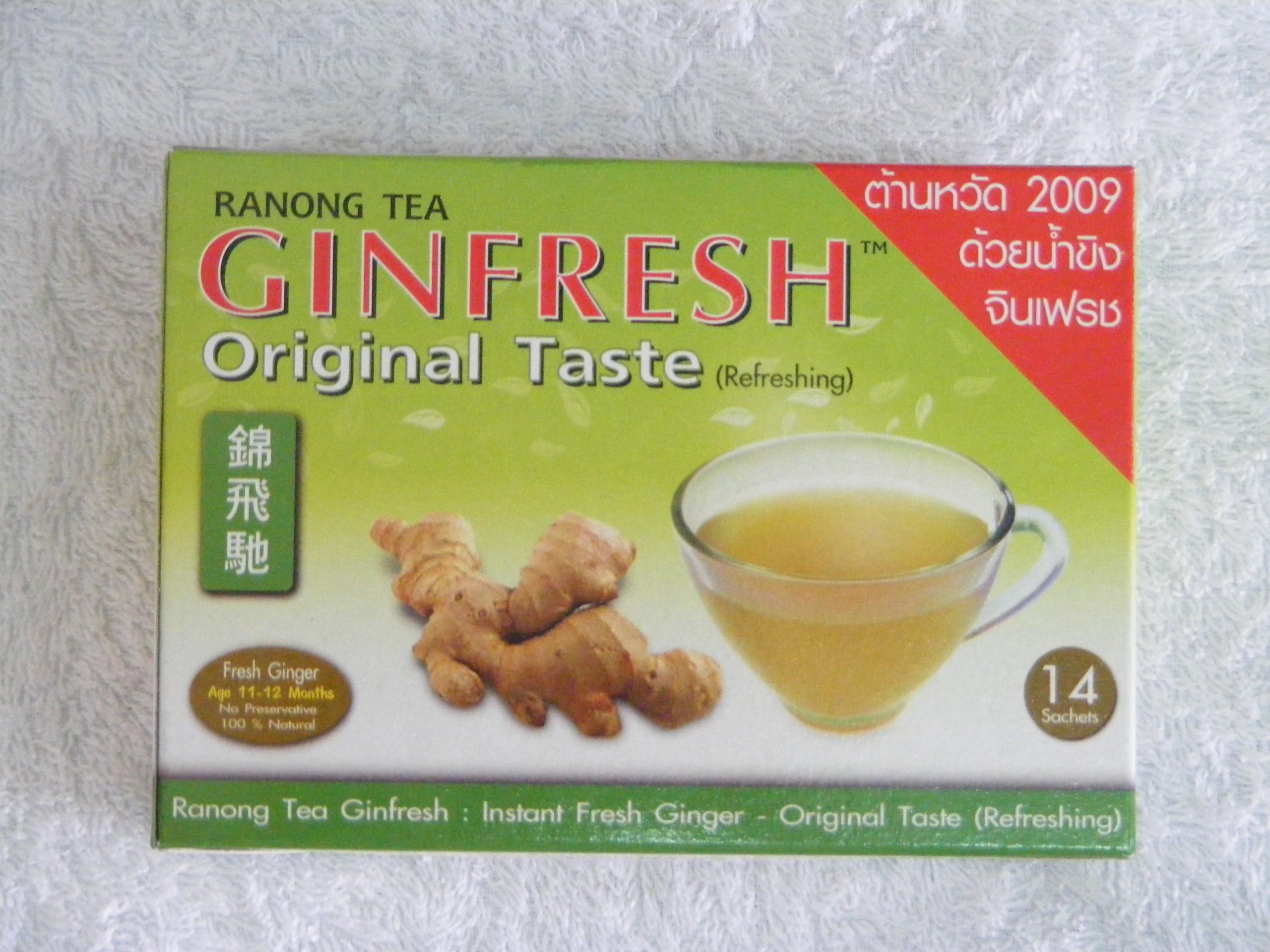 Ranong Tea Ginfresh Instant Ginger Tea- Original Taste