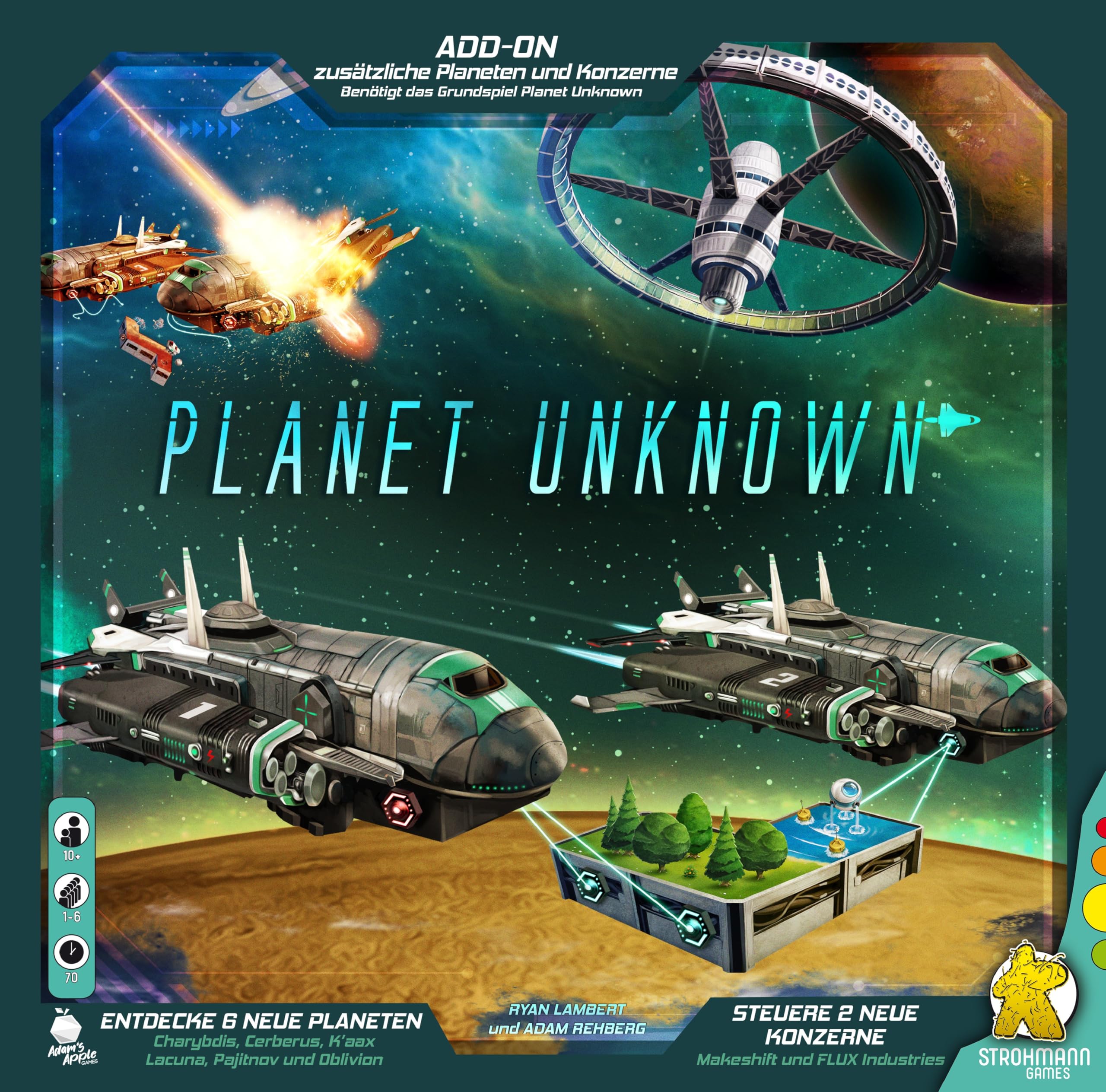 Planet Unknown Add-On Erweiterung Kennerspiel Strategiespiel 1-6 Spieler