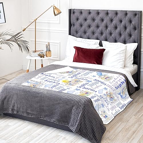 Miniatura 60 de Custom Name Blanket Throw Personalized Blanket for Kid with Names Customized Blanket with Name for Baby,Custom Blanket,Gift for Birthday Letter