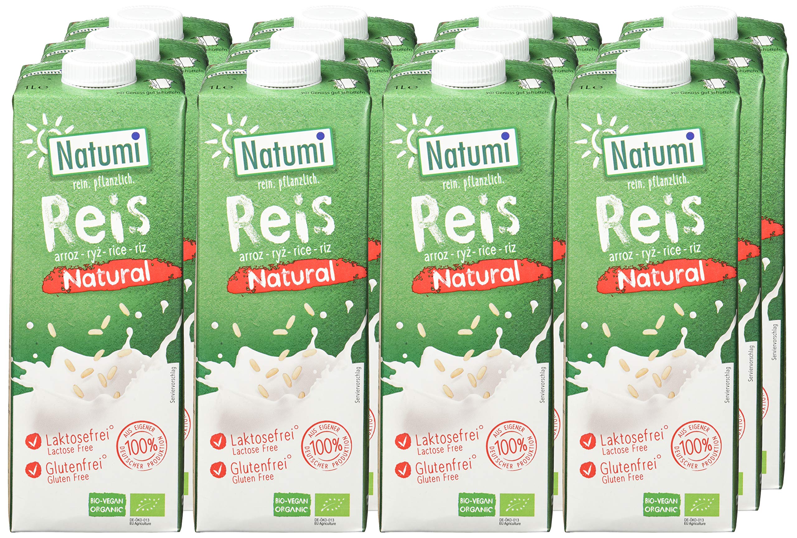 Natumi Reis Drink Natural Bio, 12er Pack (12 x 1.049 l)