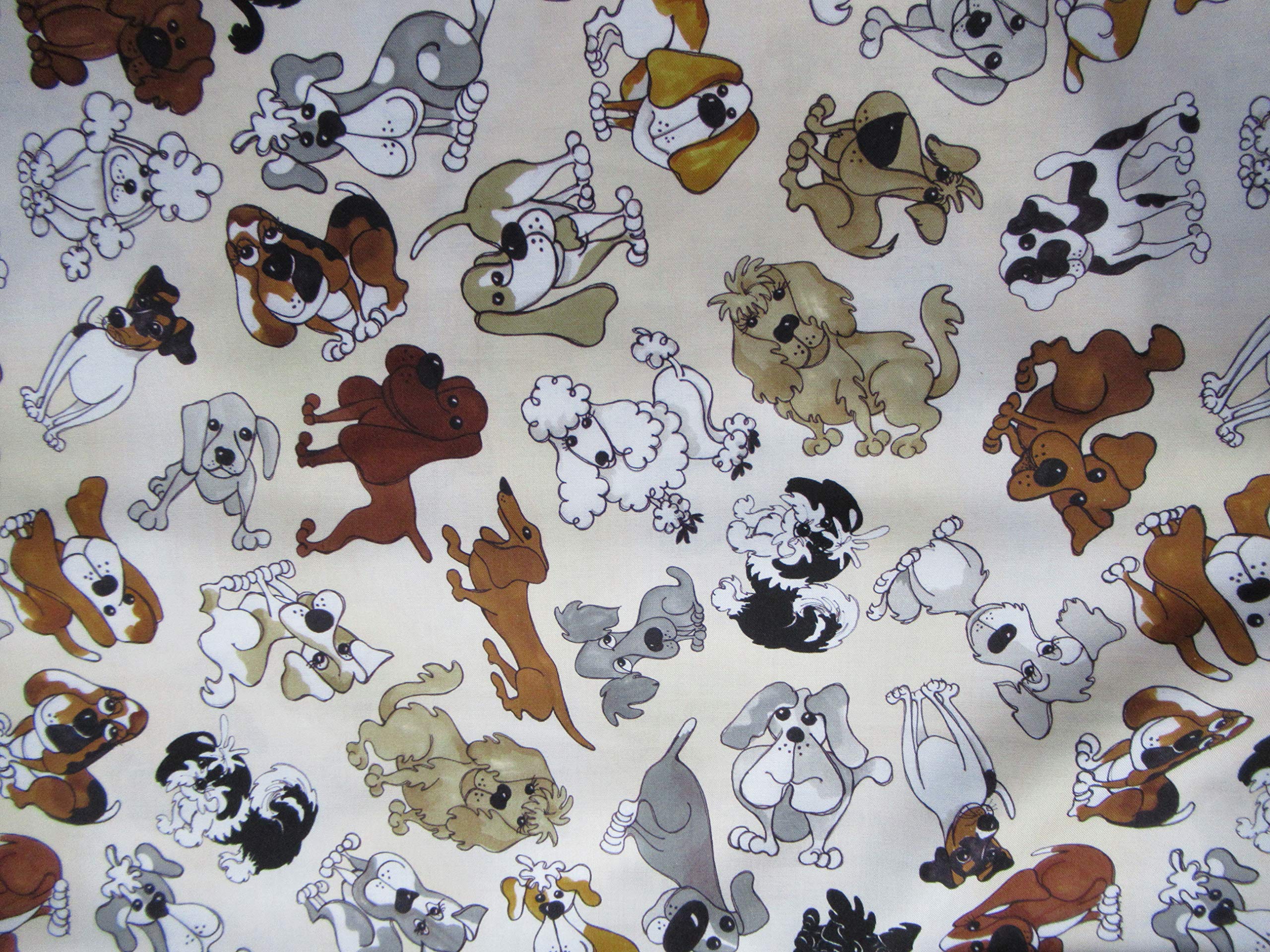 Amazon | Loralie Designs Tossed Doggie Bone Dog 45cmx110cm 