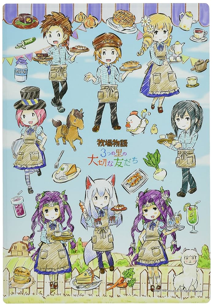 牧場物語　3つの里の大切な友達だち　ランチトートバッグ 3DS 牧場物語 3つの里の大切な友だち WonderGOOオリジナルランチ