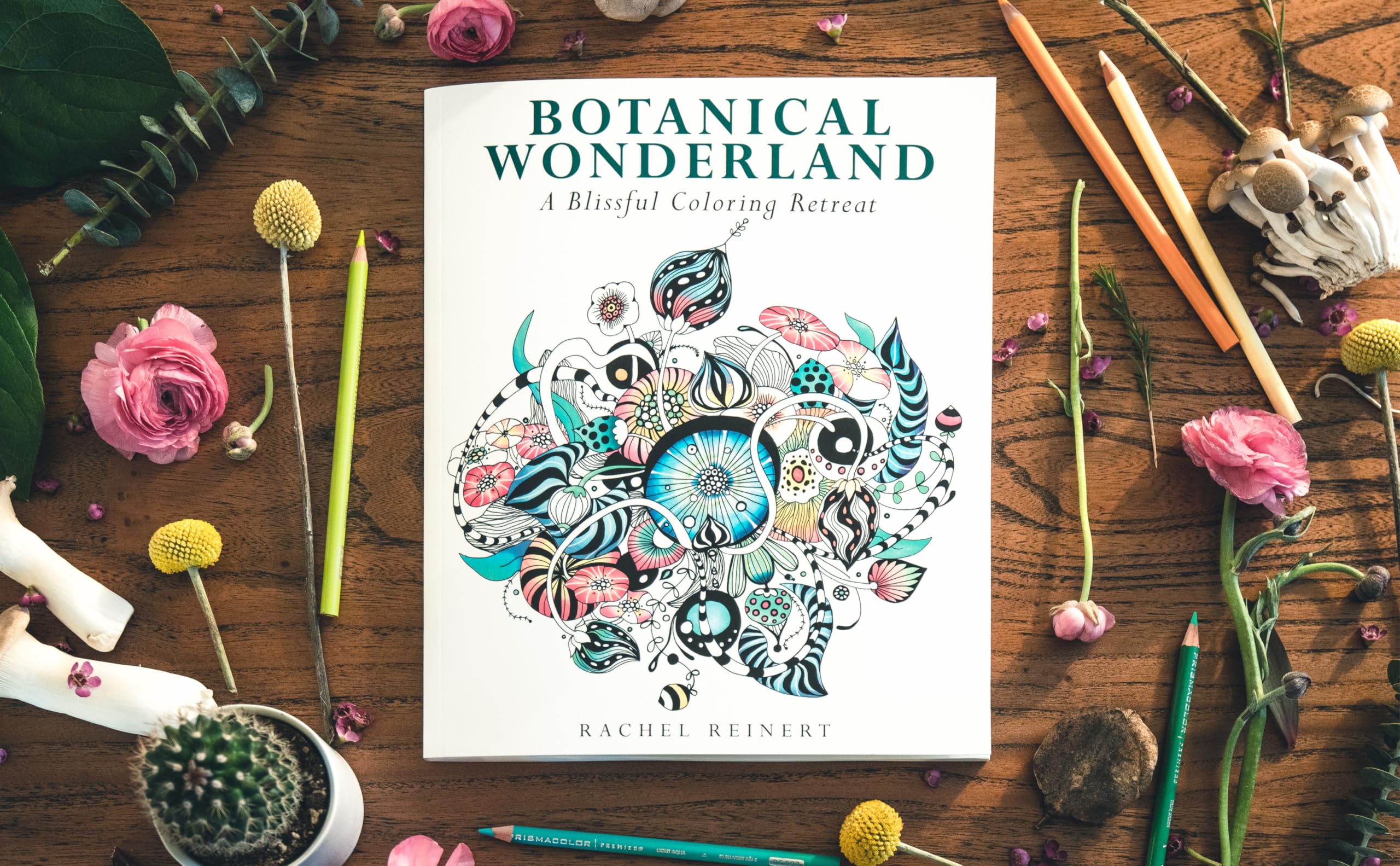 Botanical Wonderland: A Blissful Coloring Retreat (Coloring Wonderland)