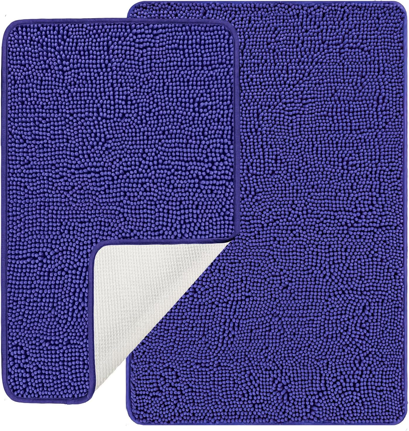 Amazon.com: PureSwan Royal Blue Bathroom Rugs Sets 2 Piece – Absorbent ...