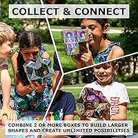 Vista 6 de Shashibo Caja de Cambio de Forma - Premiado, Patentado Juego de Dedos con 36 Imanes de Tierras Raras - Se Transforma en Más de 70 Formas, Caja