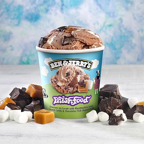 Miniatura 7 de Ben & Jerry's Phish Food Chocolate Helado sin OMG 16 oz