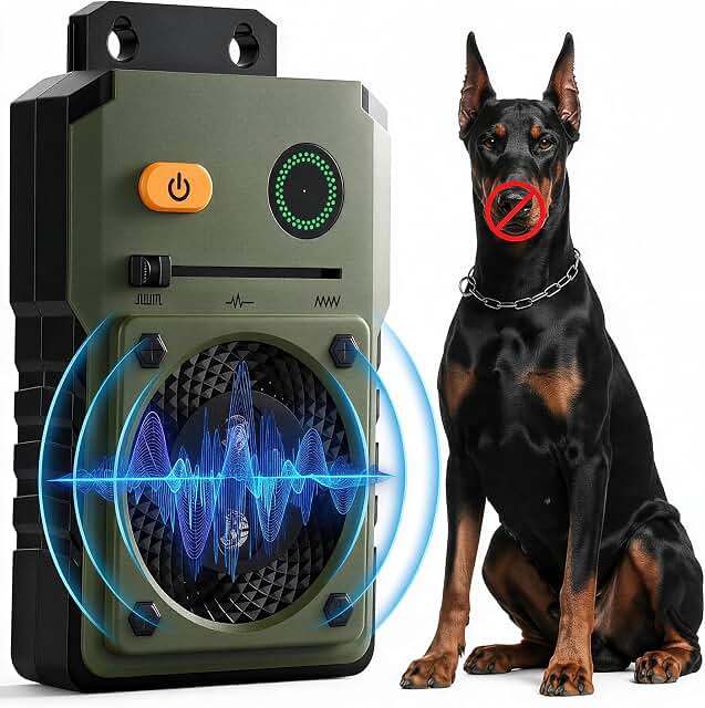 3-Frequency Ultrasonic Bark Deterrent