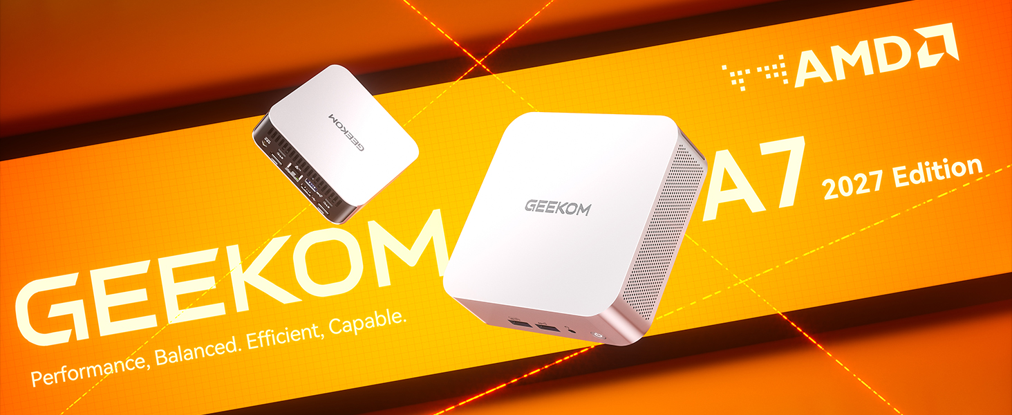 Amazon.com: GEEKOM A7 Mini PC,Ryzen 7 7730U(Low Power) 32GB RAM