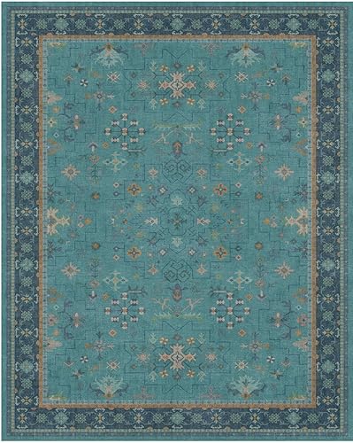 Miniatura 215 de Alfombra Boho Negra para Sala de Estar - Alfombra de Área Lavable de 10x14 Pies, Alfombras de Comedor para Debajo de la Mesa, Alfombra Suave de Pelo