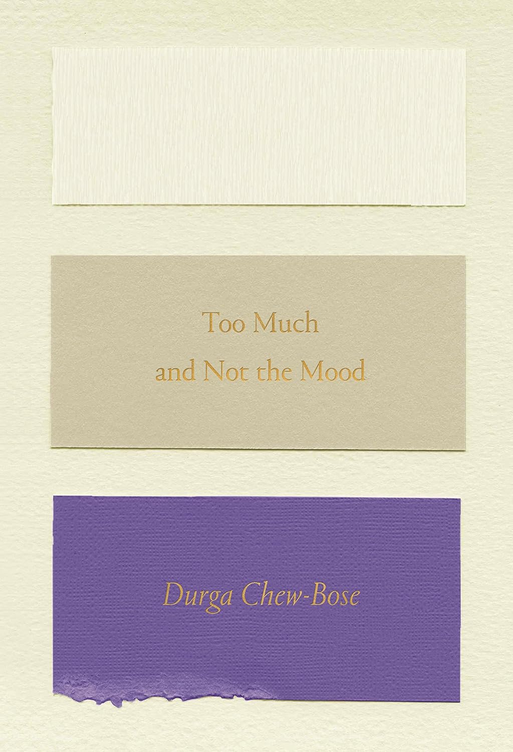 Too Much and Not the Mood Essays Amazon.co.uk ChewBose, Durga