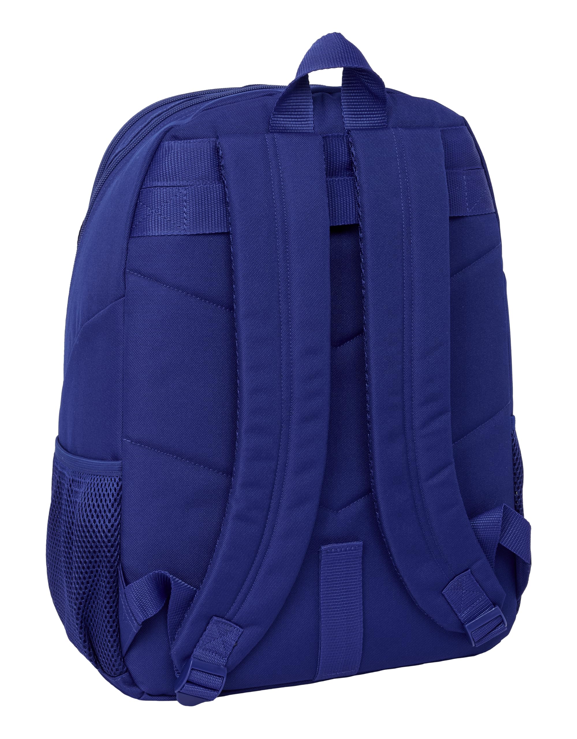 safta F.C. Barcellona 1ª attrezzatura 25/26 - Zaino scuola per bambini, ideale per bambini di diverse età, confortevole e versatile, qualità e resistenza, 32 x 16 x 44 cm, blu/granata, M, Casual