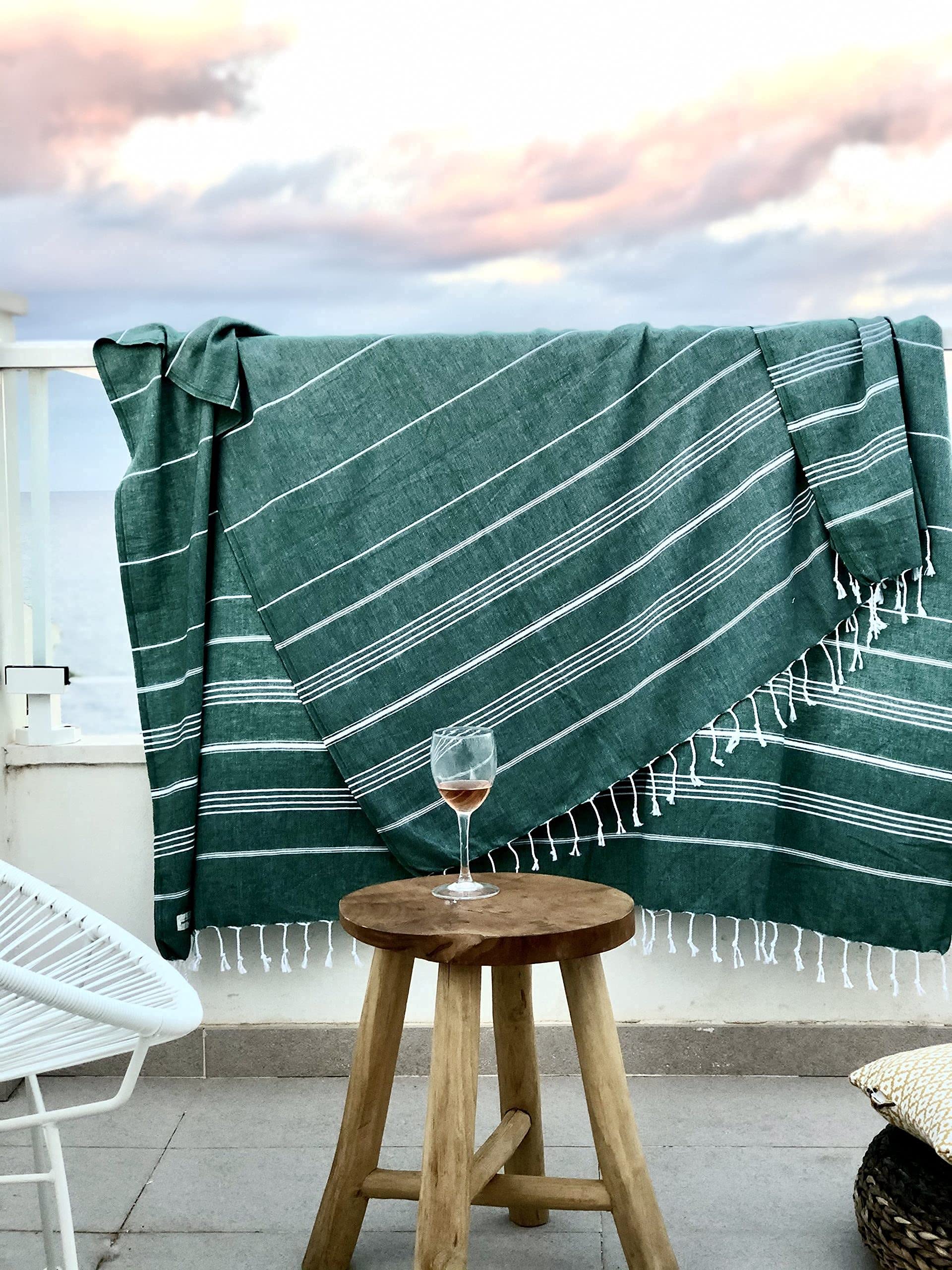 Captain&Mermaid® Premium XXL Beach Towel, 100% Cotton, Bath - View #4