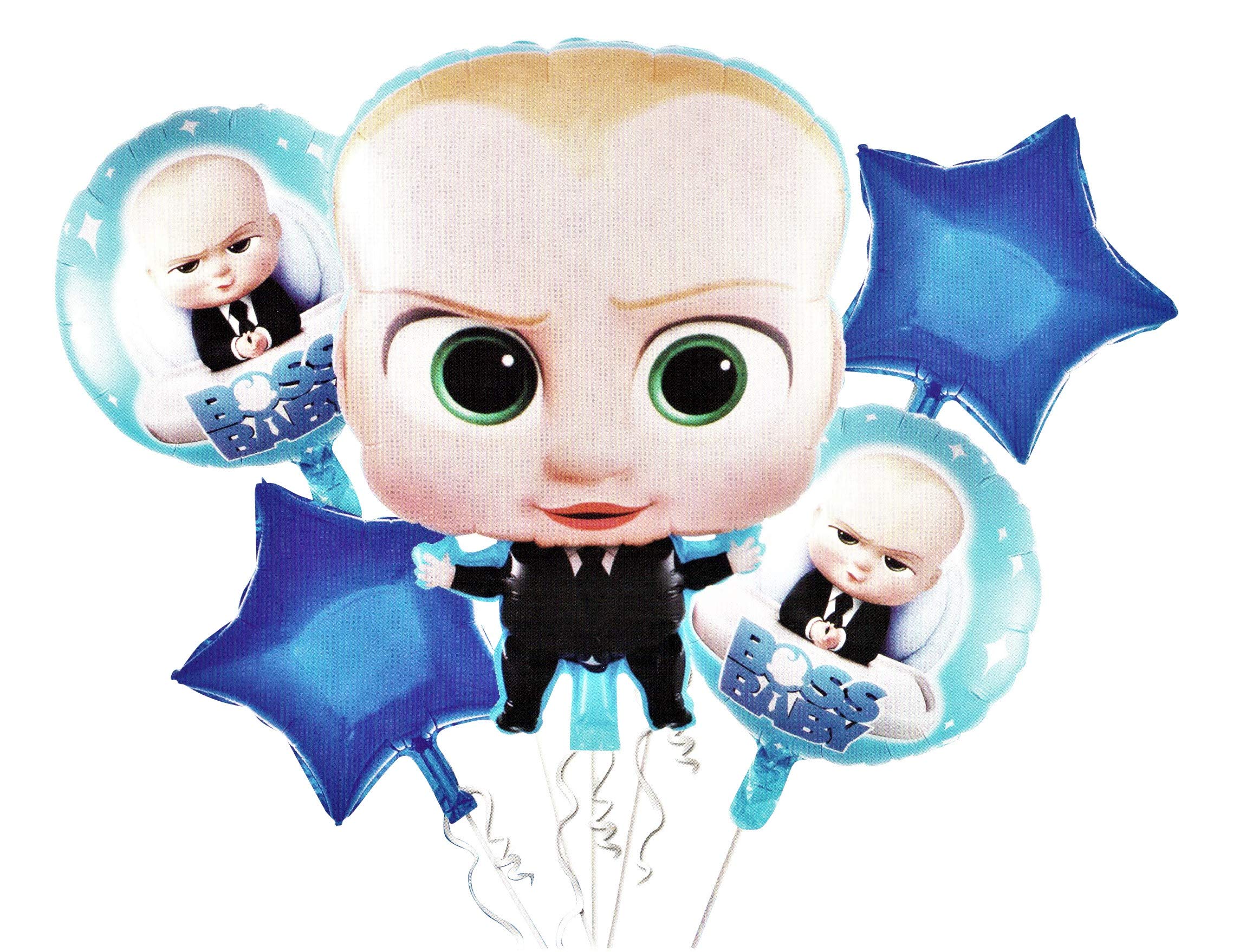 Buy Jagmag® Boss Baby Theme Foil Balloon Bouquet for Boss Baby Theme ...