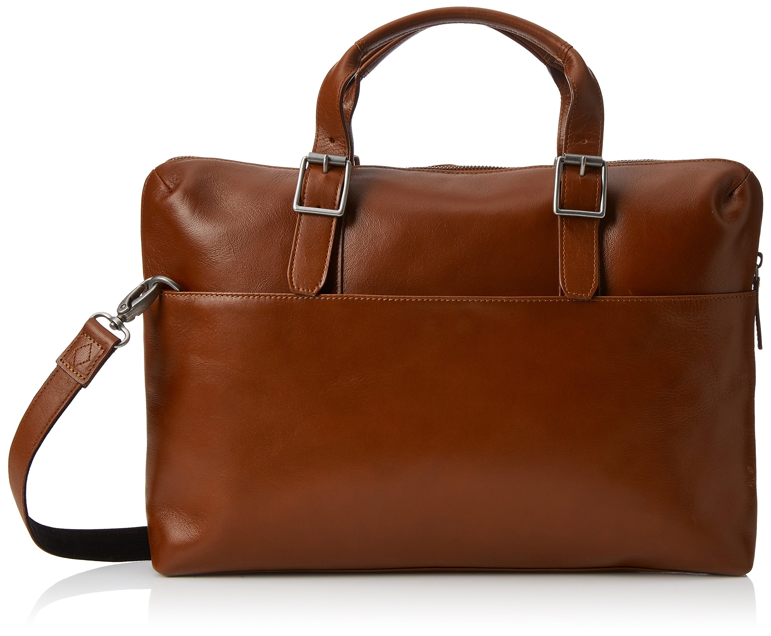 cognac laptop bag