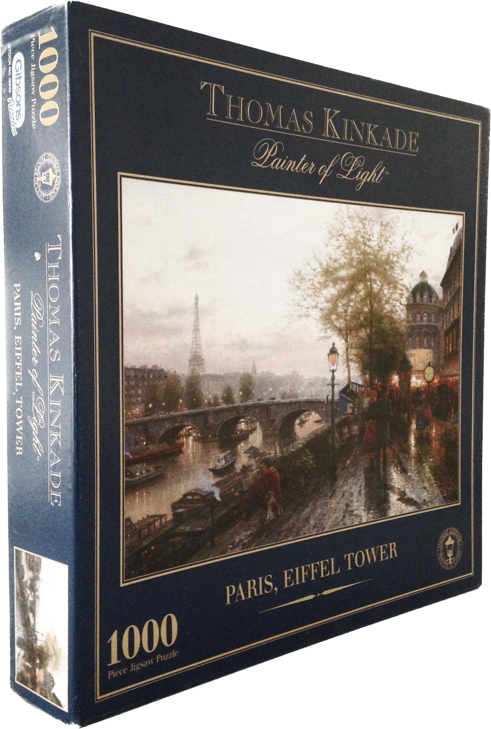 Gibsons Thomas Kinkade 1000 Piece Jigsaw Paris Eiffel Tower