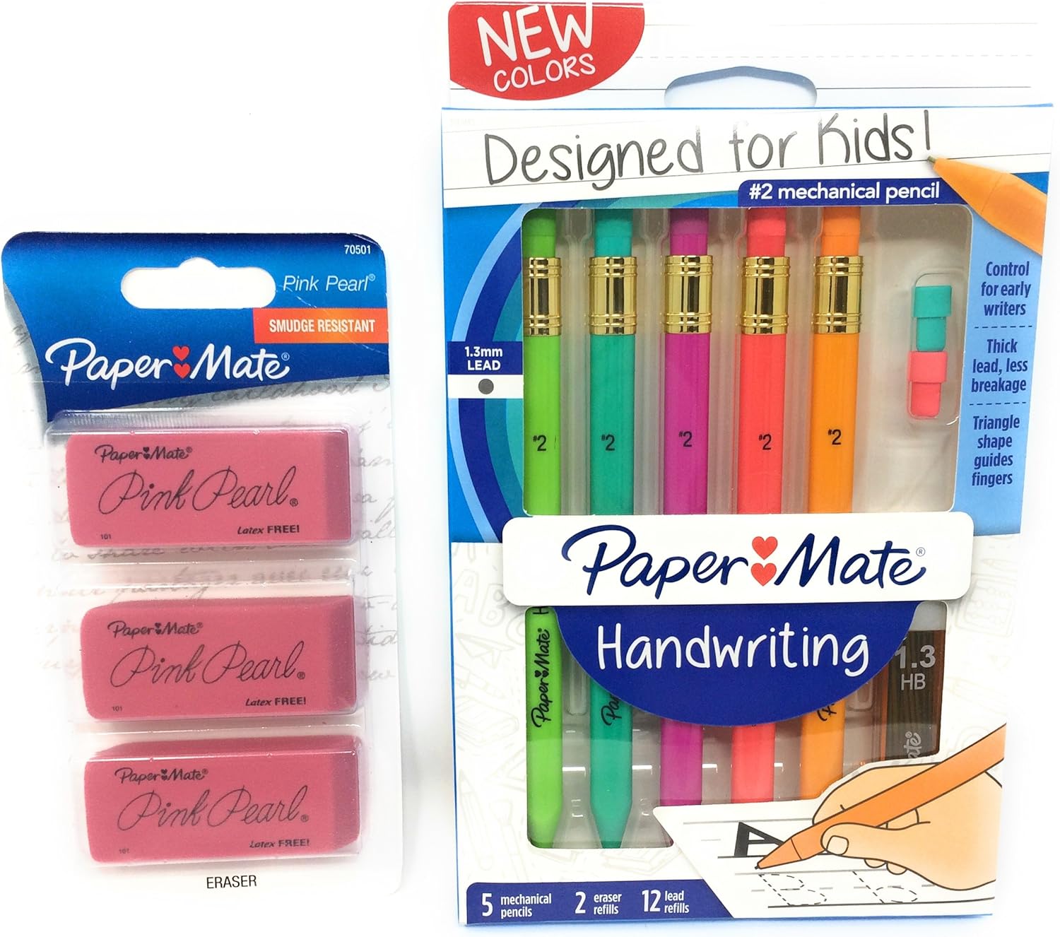 Paper Mate Handwriting Mechanical Pencil 1.3mm Set bundle
