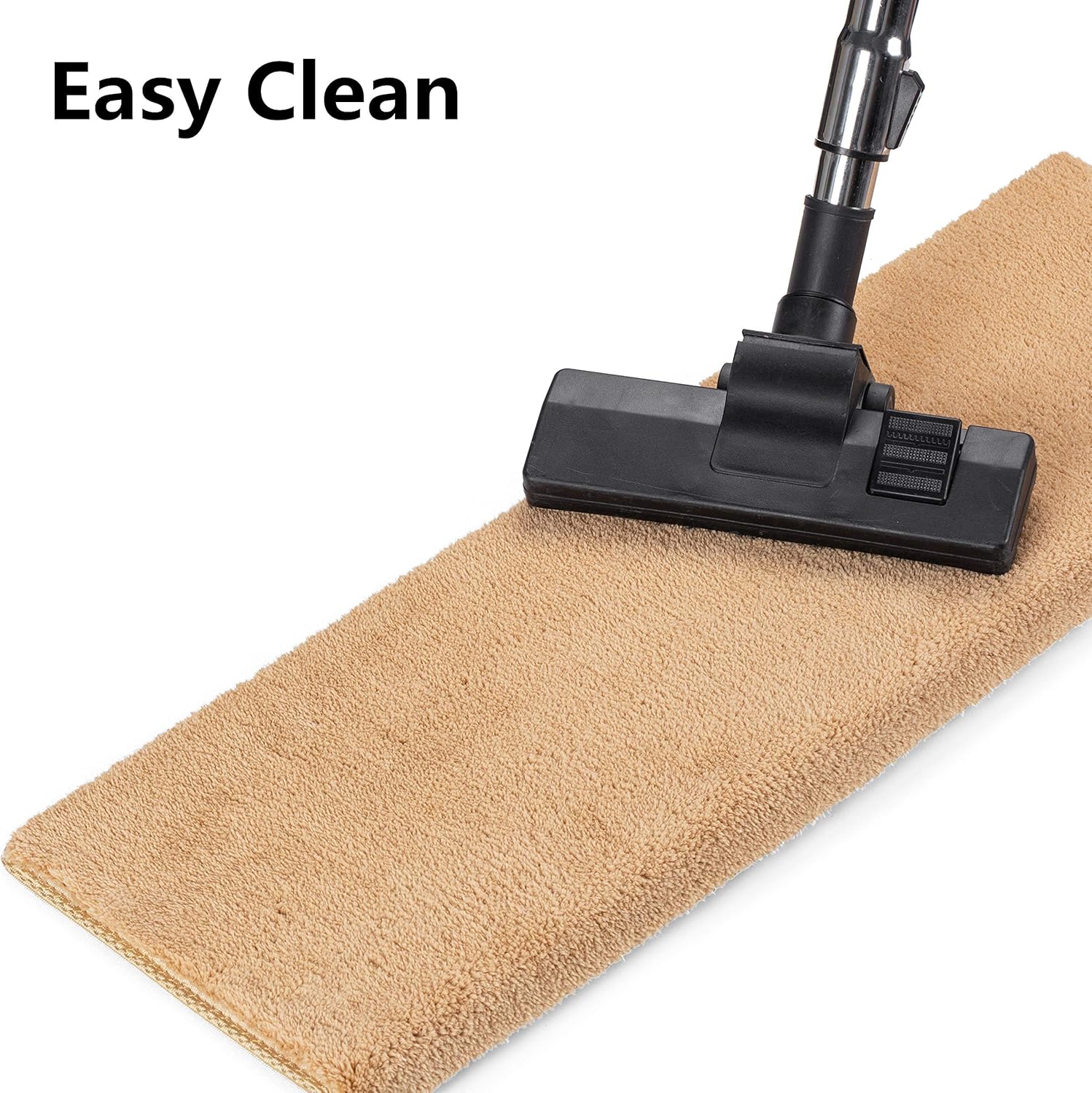 🔥 Cashback up to 70% Jorviz Bullnose Carpet Stair Treads Set of 14 Soft Non Slip Self Adhesive Indoor Stair Protectors Pet Friendly Rugs Covers Mats Skid Resistant Washable Rubber Backing Khaki (9.5 x 30x1.2)