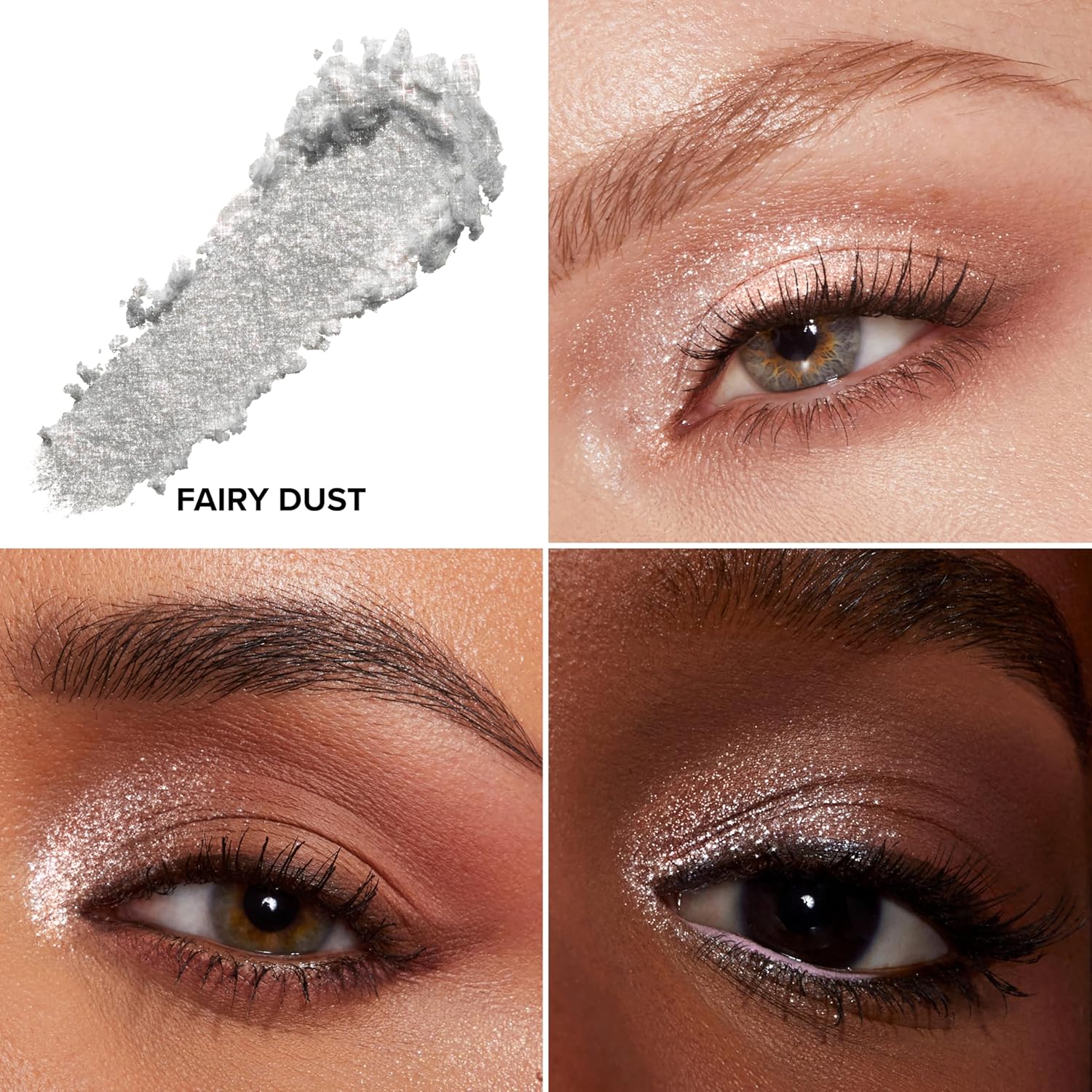 Too Faced Disco Crush High Shine Glitter Multi-Use Eye + Face Sparkle | Creamy, Iridescent, Multichrome Face & Eyeshadow Glitter, 0.05 Ounce - Image 3