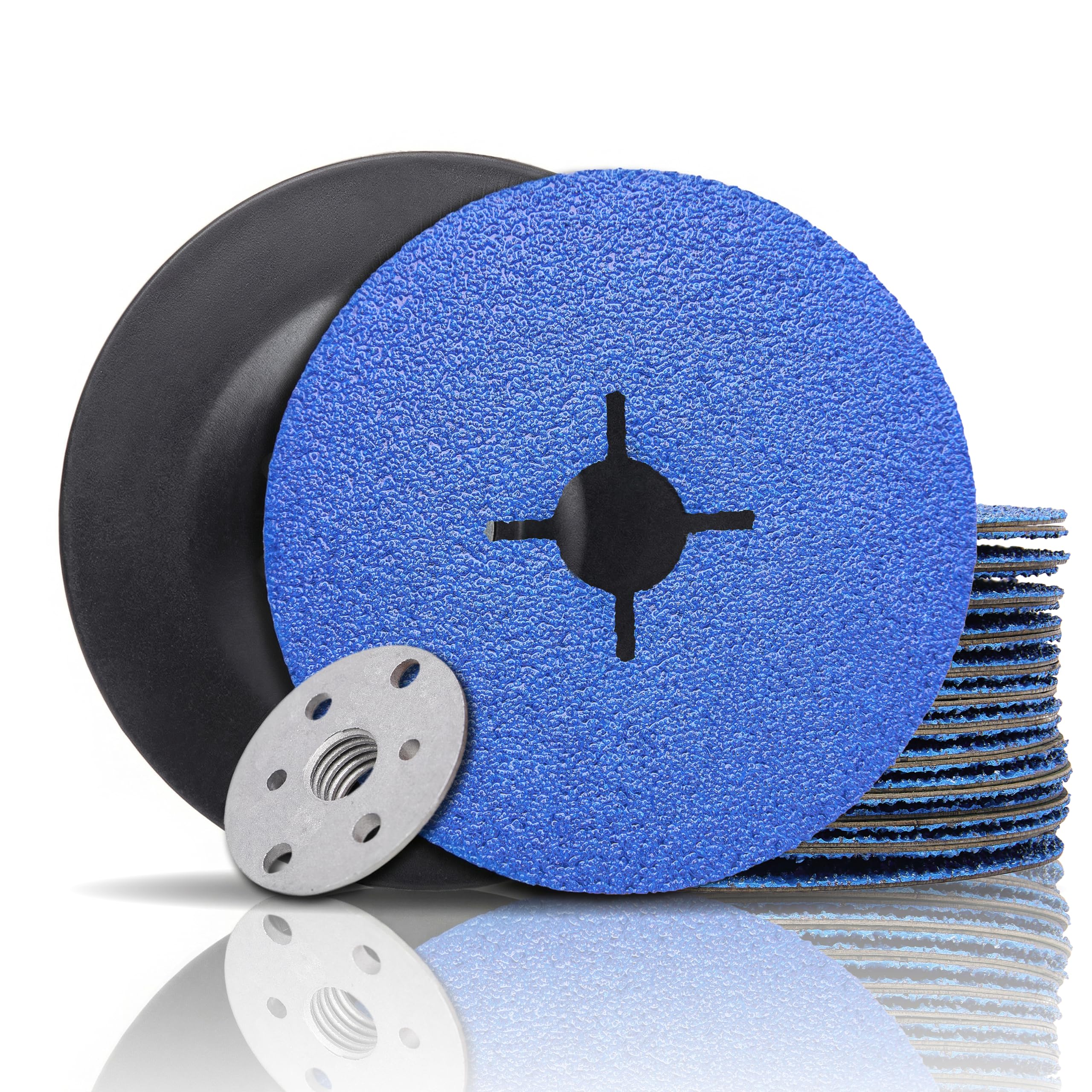 Zirconia Sanding Discs - 25 Pack for Angle Grinder -10