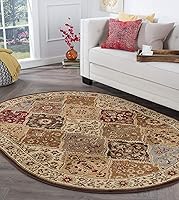 Vista 16 de Cambridge - Juego de alfombras multicolor de 3 piezas, sala de estar, comedor, dormitorio, entrada, cocina, alfombras para sala de estar