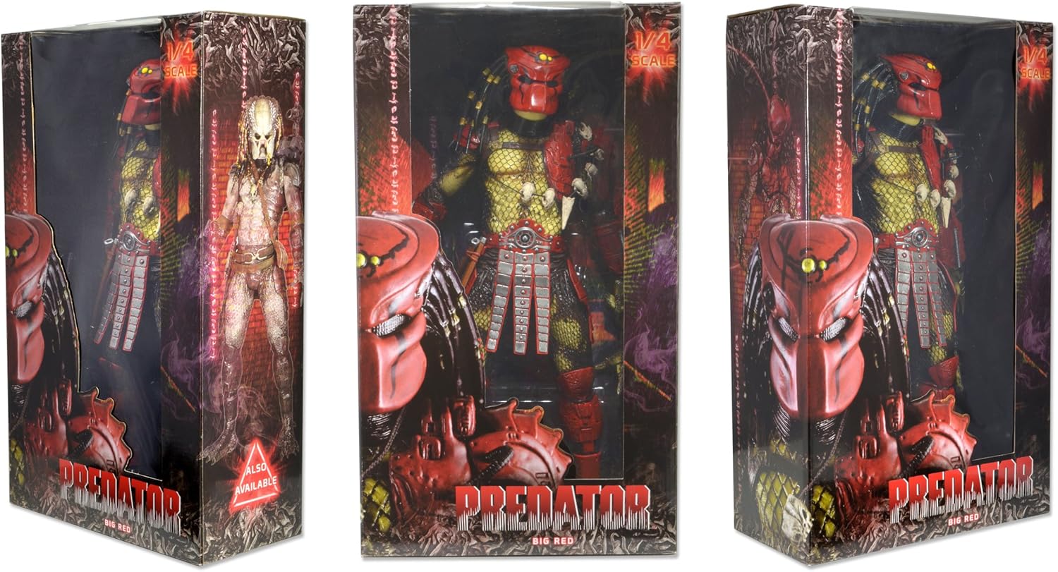★1/4スケールアクションビッグレッド プレデター ★ NECA Big Red Predator 1/4 Scale 18 inch Action Figure from