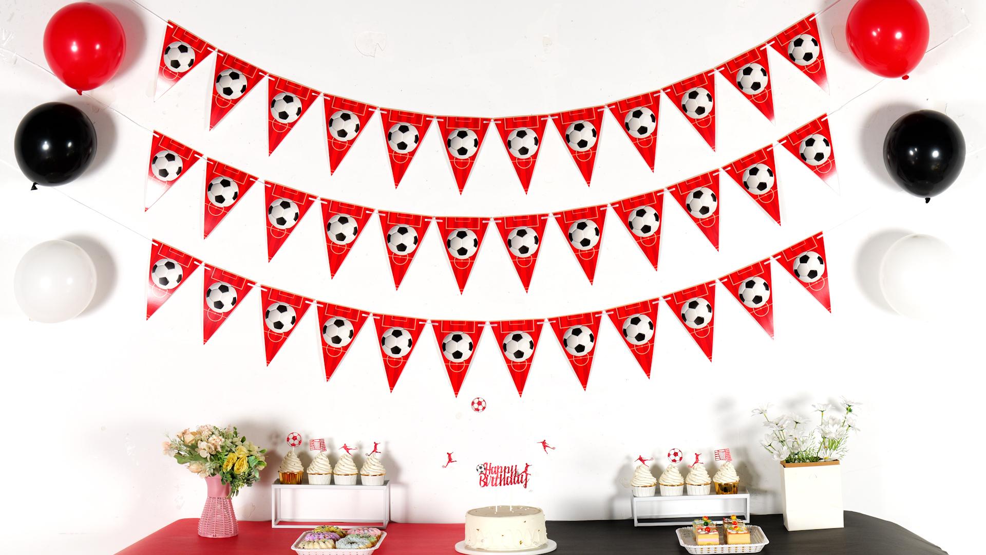 Pirate Face In Hole Photo Banner - 3.3x6ft Kids Birthday Party Backdrop