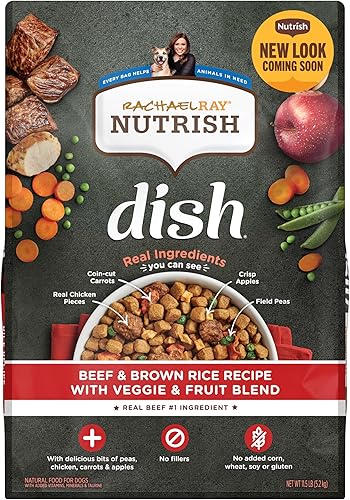 Miniatura 1 de Rachael Ray Nutrish Plato Super Premium de comida seca para perros con carne verduras y frutas reales