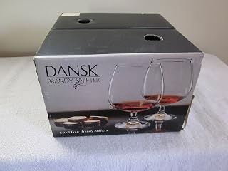 Dansk Set of Four Brandy Snifters in Original Box