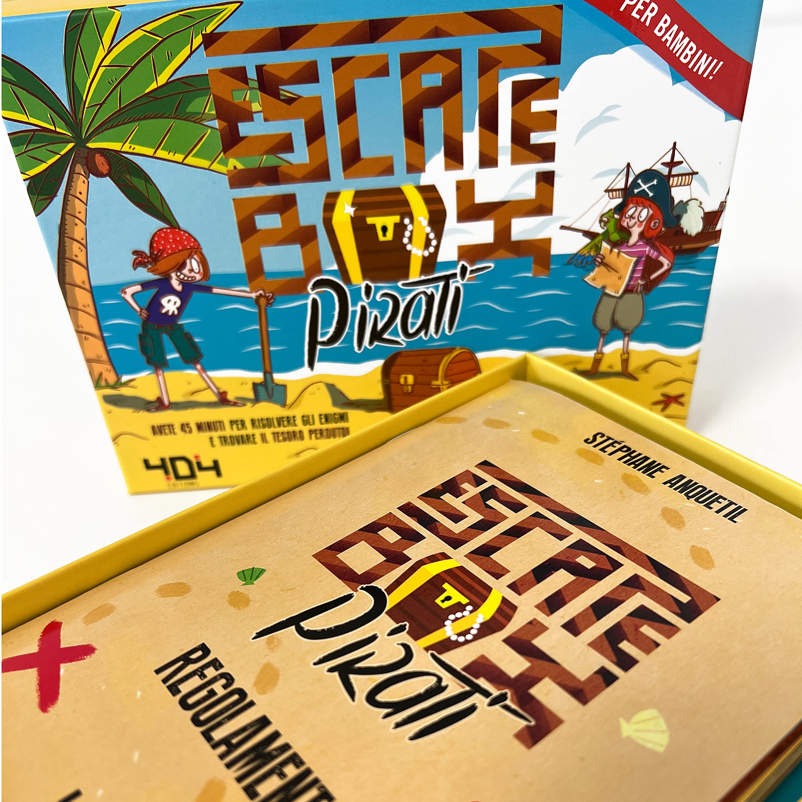 Escape Box Dinosaurier 404 Editions - Gioco Di Fuga Cooperativo Per 2-5 Giocatori, Dai 7 Anni In Su - 3