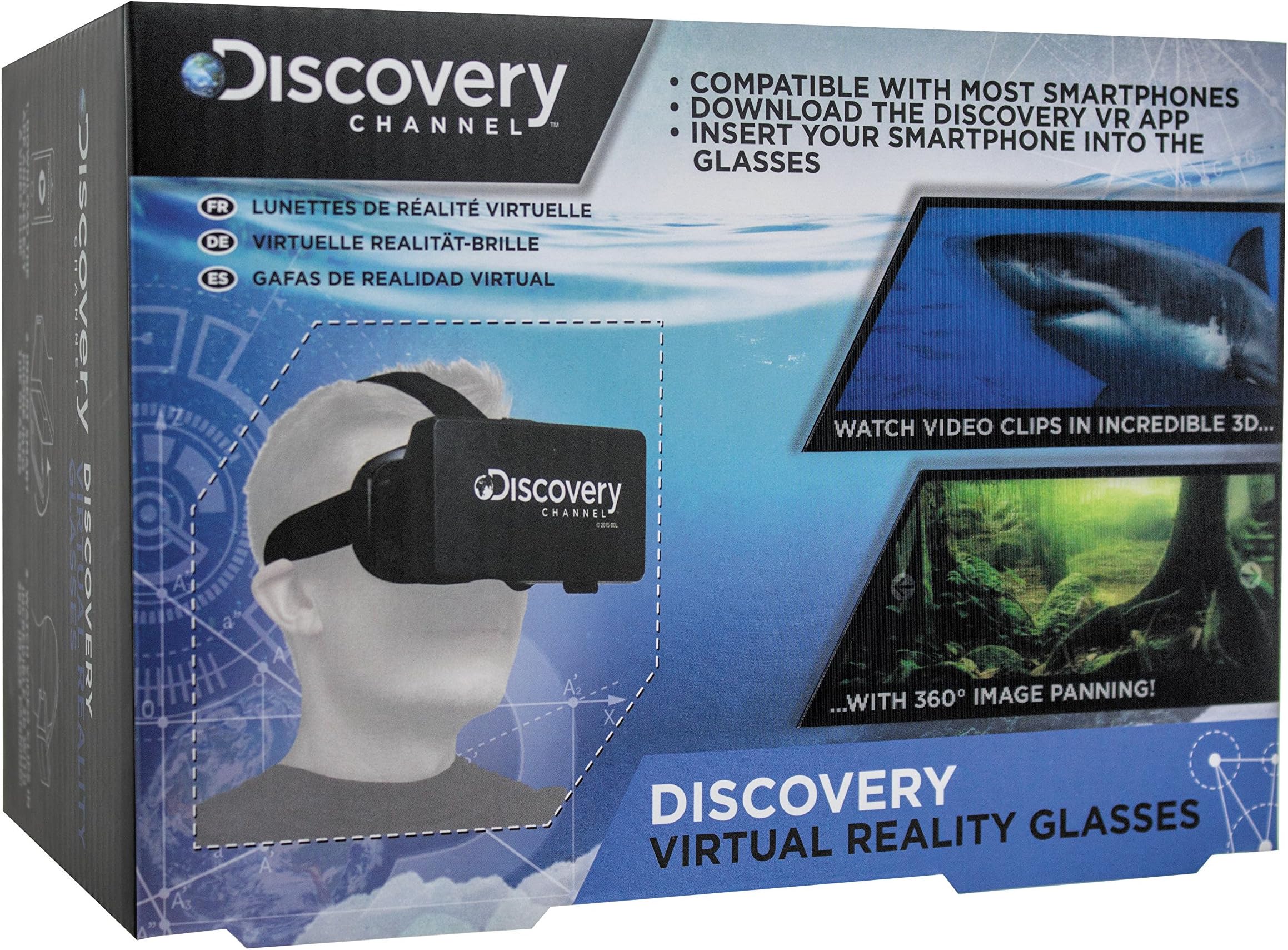 Paladone Discovery Channel Virtual Reality Glass - Multi Colour