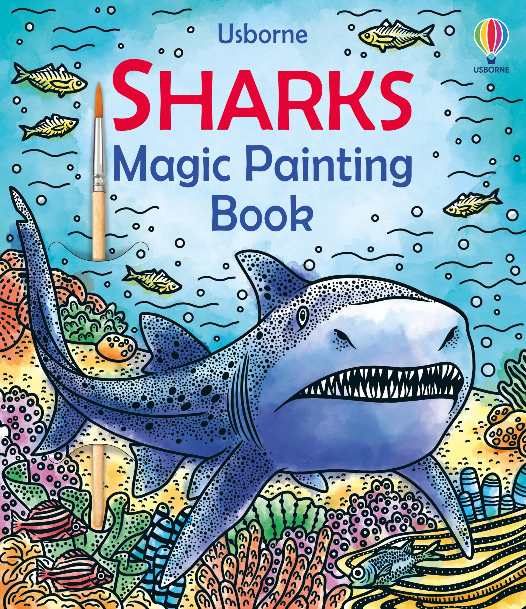 Sharks Magic Painting Book: Explore The Depths of the Ocean with Sharks in this Innovative Magic Painting Book for Kids (Magic Painting Books)