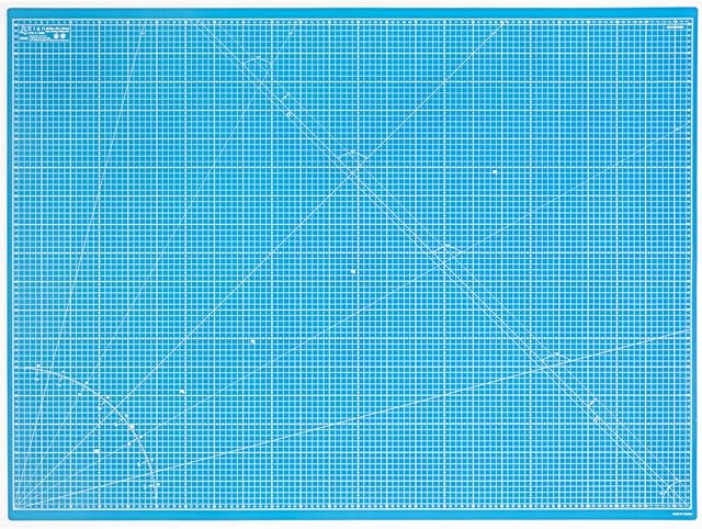 Elan Cutting Mat A0 Blue, 5-Ply Craft Mat, Self-Healing Cutting Board Craft, Art Mat, Self Healing Cutting Mat 120 x 90, Dressmaking Accessories for Sewing, Quilting, and Crafting